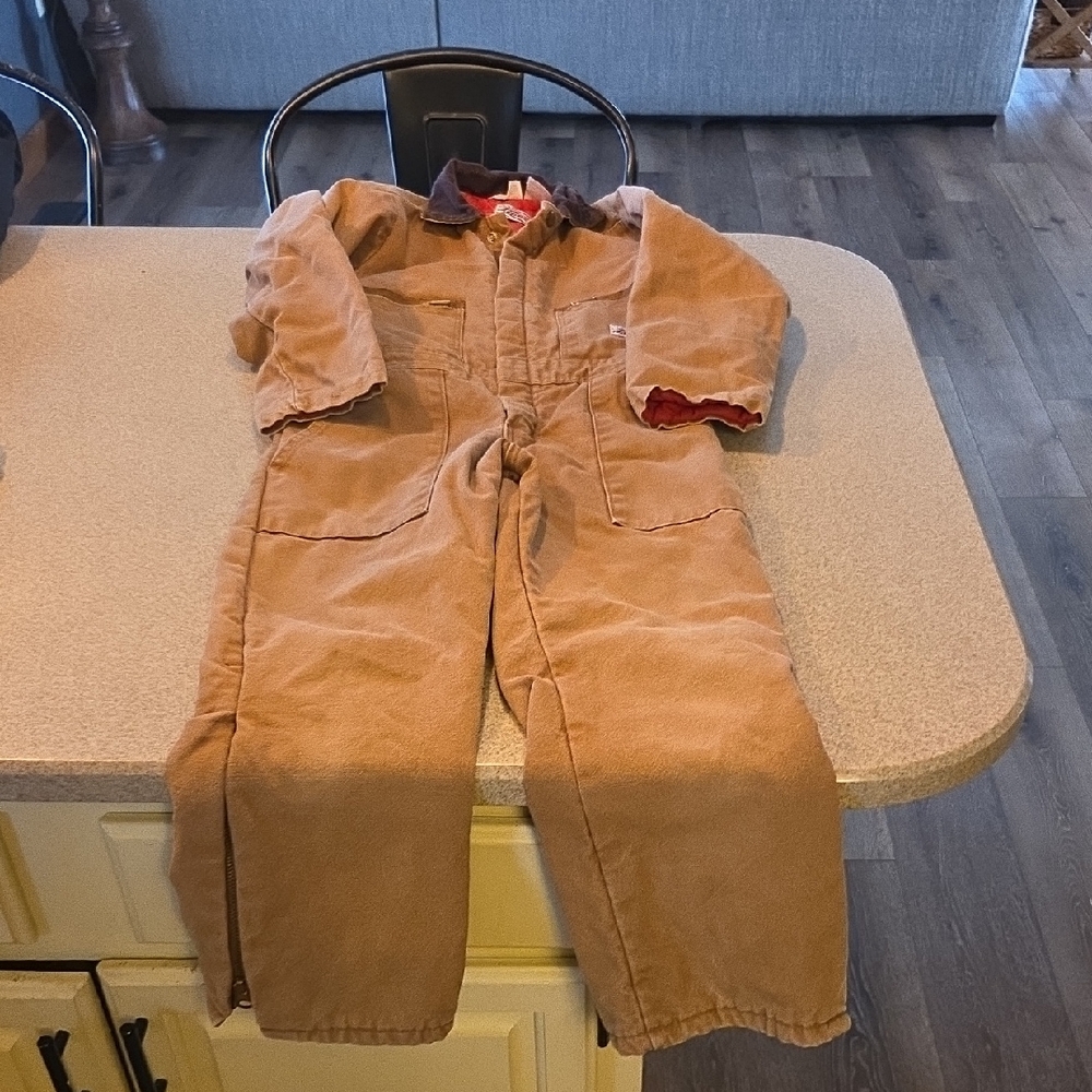Liberty Youth Coveralls with Red Interior